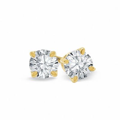 gift for her | 18k gold plated ear climbers arete ilusión illusion earrings crystal glass diamond earrings