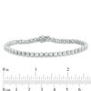 Thumbnail Image 2 of 3/4 CT. T.W. Diamond Tennis Bracelet in 14K White Gold (J/I2)