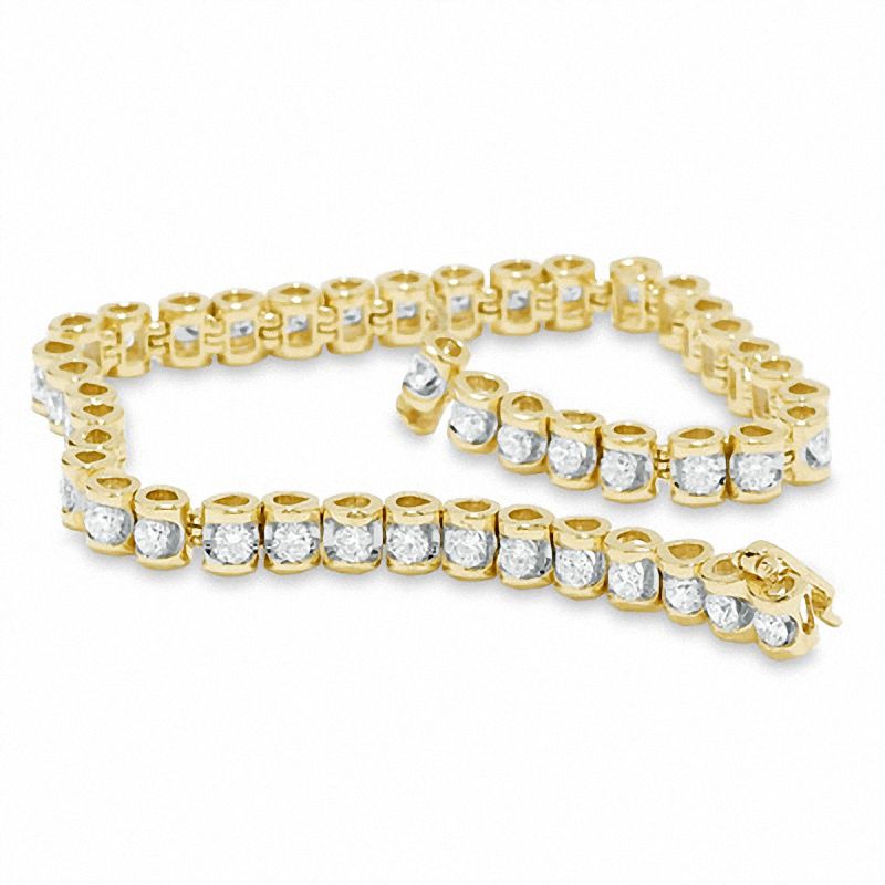3 CT. T.W. Diamond Tennis Bracelet in 14K Gold (J/I2)