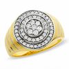 Thumbnail Image 1 of 3/4 CT. T.W. Diamond Circle Cluster Ring in 14K Two-Tone Gold