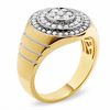 Thumbnail Image 2 of 3/4 CT. T.W. Diamond Circle Cluster Ring in 14K Two-Tone Gold
