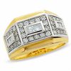 Thumbnail Image 1 of 1 CT. T.W. Diamond Three Box Band in 14K Two-Tone Gold