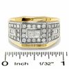 Thumbnail Image 2 of 1 CT. T.W. Diamond Three Box Band in 14K Two-Tone Gold