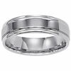Thumbnail Image 0 of Men's 6.0mm Comfort Fit Wedding Band in 14K White Gold