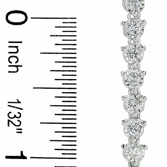 2-1/2 CT. T.w. Diamond Sparkle Necklace in 14K White Gold