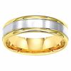 Thumbnail Image 0 of Men's 6.0mm Comfort Fit Wedding Band in 14K Two-Tone Gold