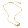 Thumbnail Image 2 of Adjustable Butterfly Anklet in 10K Gold