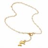 Thumbnail Image 2 of Adjustable Dolphin Anklet in 10K Gold