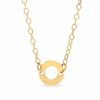 Thumbnail Image 1 of Adjustable Circle Disc Anklet in 10K Gold