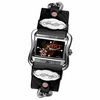 Thumbnail Image 1 of Ed Hardy Ladies' Black Victoria Orchid Watch (Model: VI-OR)