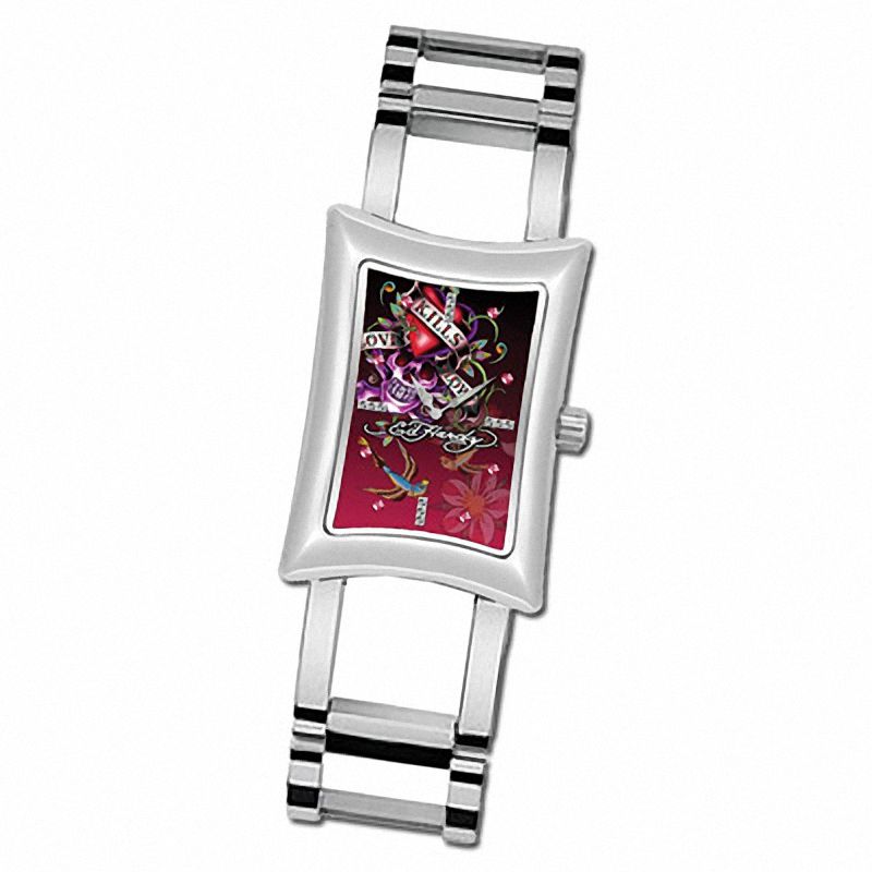 Main Image 1 of Ed Hardy Divine Love Kills Watch (Model: DN-LK)