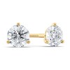 Thumbnail Image 0 of 1 CT. T.W. Certified Diamond Solitaire Stud Earrings in 18K Gold (I/VS2)