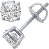 Thumbnail Image 0 of 1/2 CT. T.W. Certified Diamond Solitaire Stud Earrings in 14K White Gold (I/SI2)