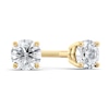 Thumbnail Image 1 of 1/2 CT. T.W. Certified Diamond Solitaire Stud Earrings in 14K Gold (I/VS2)
