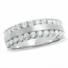 Thumbnail Image 1 of 1 CT. T.W. Diamond Two Row Band in 14K White Gold