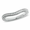 Thumbnail Image 1 of 1/5 CT. T.W. Diamond Curved Band in 14K White Gold