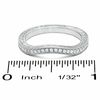 Thumbnail Image 3 of 1/5 CT. T.W. Diamond Curved Band in 14K White Gold