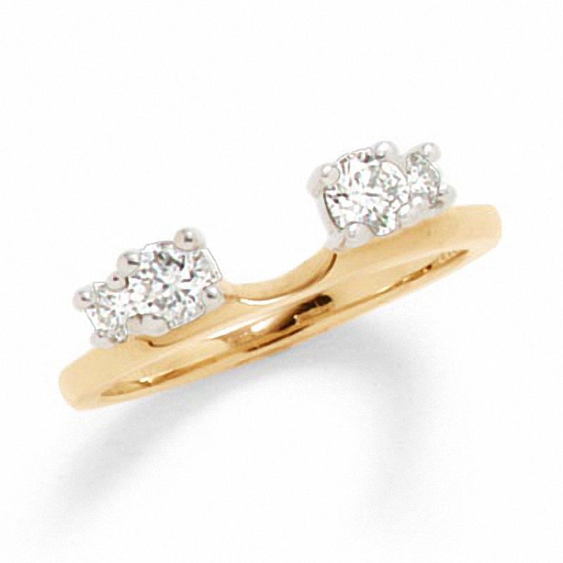 1/2 CT. T.W. Diamond Solitaire Enhancer in 14K Gold