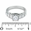 Thumbnail Image 2 of 1-1/2 CT. T.W. Diamond Seven Stone Ring in 14K White Gold