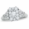 Thumbnail Image 0 of 1 CT. T.W. Diamond Fantasy Flower Ring in 14K White Gold