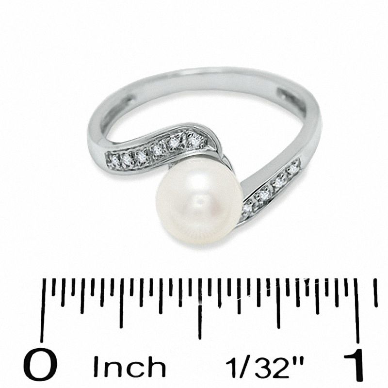 Main Image 3 of 6.0-7.5mm Freshwater Cultured Pearl Four-Piece Set in 14K White Gold