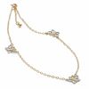 Thumbnail Image 2 of Adjustable Butterfly Anklet in 10K Two-Tone Gold