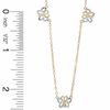 Thumbnail Image 3 of Adjustable Butterfly Anklet in 10K Two-Tone Gold