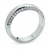 Thumbnail Image 2 of 3/4 CT. T.W. Diamond Edge Satin Band in 14K White Gold