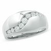 Thumbnail Image 1 of 1/2 CT. T.W. Diamond Running River Ring in 14K White Gold