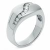 Thumbnail Image 2 of 1/2 CT. T.W. Diamond Running River Ring in 14K White Gold