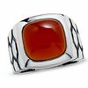 Thumbnail Image 1 of Men's Carnelian Ring in Sterling Silver