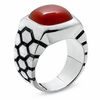 Thumbnail Image 2 of Men's Carnelian Ring in Sterling Silver