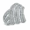 Thumbnail Image 1 of 3/4 CT. T.W. Diamond Cocktail Ring in 10K White Gold