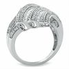 Thumbnail Image 2 of 3/4 CT. T.W. Diamond Cocktail Ring in 10K White Gold