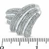 Thumbnail Image 3 of 3/4 CT. T.W. Diamond Cocktail Ring in 10K White Gold