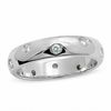 Thumbnail Image 0 of 1/7 CT. T.W. Diamond Five Stone Flush Stack Band in 14K White Gold