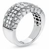 Thumbnail Image 1 of 1 CT. T.W. Diamond Vintage Scallop Band in 14K White Gold