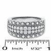 Thumbnail Image 2 of 1 CT. T.W. Diamond Vintage Scallop Band in 14K White Gold