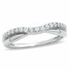 Thumbnail Image 0 of 1/4 CT. T.W. Diamond Twist Contour Band in 14K White Gold