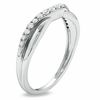 Thumbnail Image 1 of 1/4 CT. T.W. Diamond Twist Contour Band in 14K White Gold