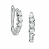 Thumbnail Image 0 of Sirena™ 1/3 CT. T.W. Diamond Three Stone Swirl Earrings in 14K White Gold