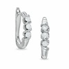 Thumbnail Image 1 of Sirena™ 1/3 CT. T.W. Diamond Three Stone Swirl Earrings in 14K White Gold