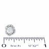 Thumbnail Image 3 of 3/4 CT. T.W. Diamond Fashion Earrings in 14K White Gold