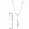 Thumbnail Image 2 of 1/2 CT. T.W. Diamond Ornate Teardrop Pendant in 14K Gold
