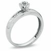 Thumbnail Image 1 of Diamond Accent Engagement Ring in 10K White Gold