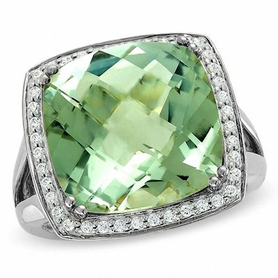 Green Tourmaline Sterling Silver and 22k Gold Made to Finish