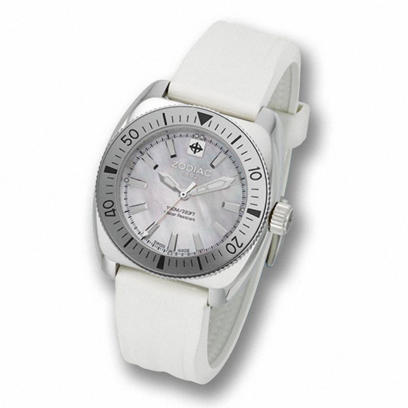 Main Image 1 of Ladies' Zodiac Desert Falcon Strap Watch with Mother-of-Pearl Dial (Model: ZO4517)