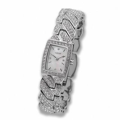 dkny crystal bracelet watch