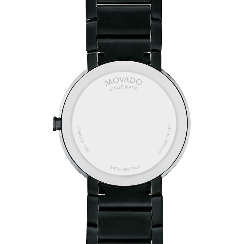 Main Image 3 of Men's Movado Sapphire™ Black PVD Watch (Model: 0607179)
