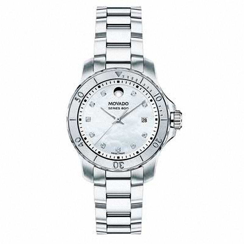 Movado series 800 women's sales diamond